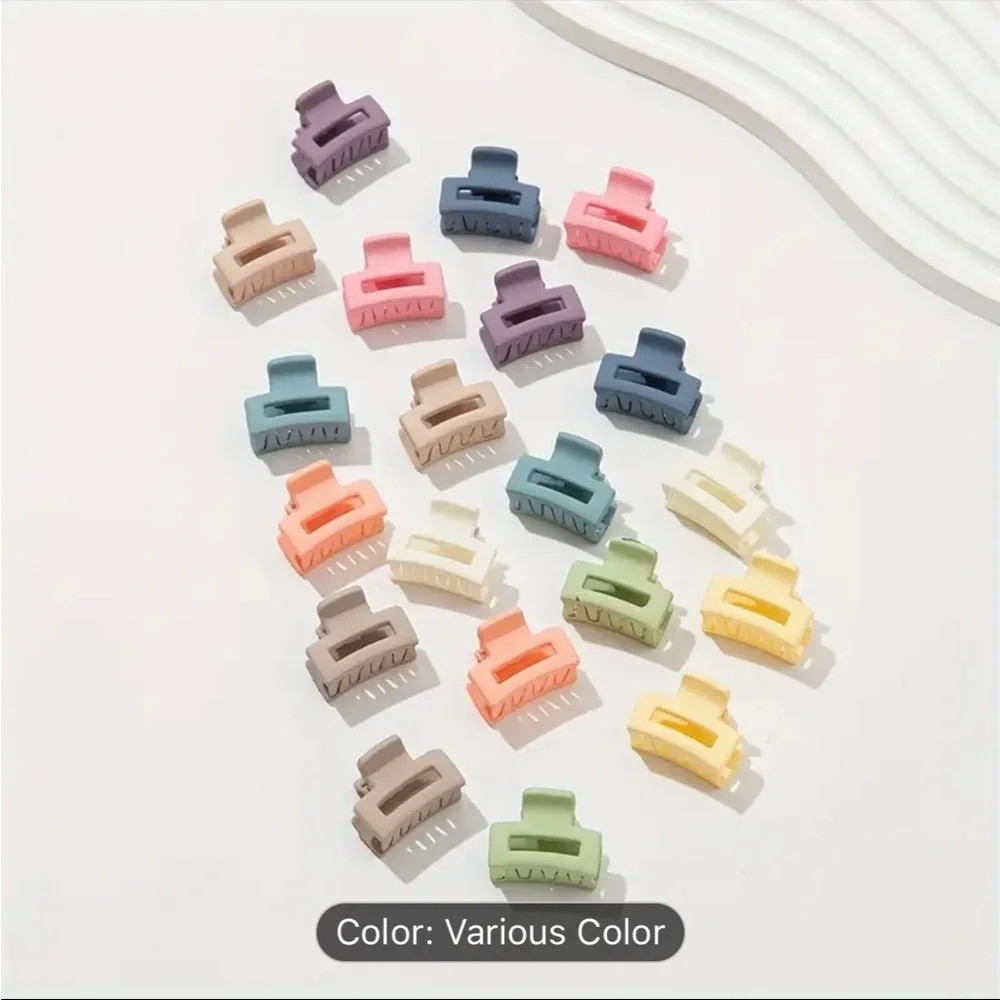 Women’s 20‎ pcs Candy Color Basic Mini Size Hair Claw NWOT